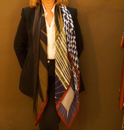 Maxi foulard in seta 