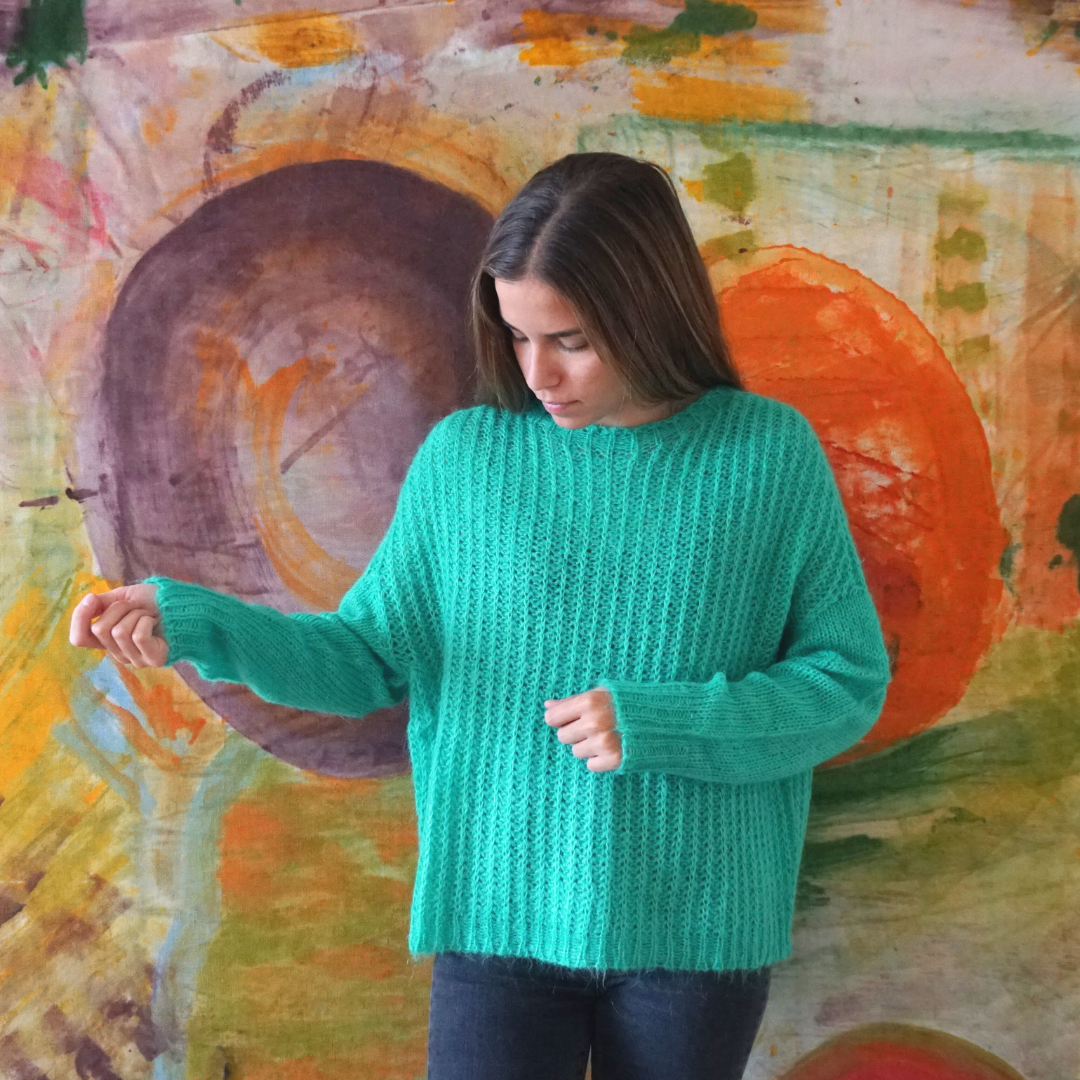 Maglia Lola's Mohair verde