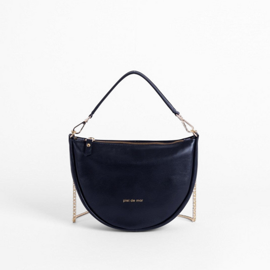 Bolso de piel Luna negro